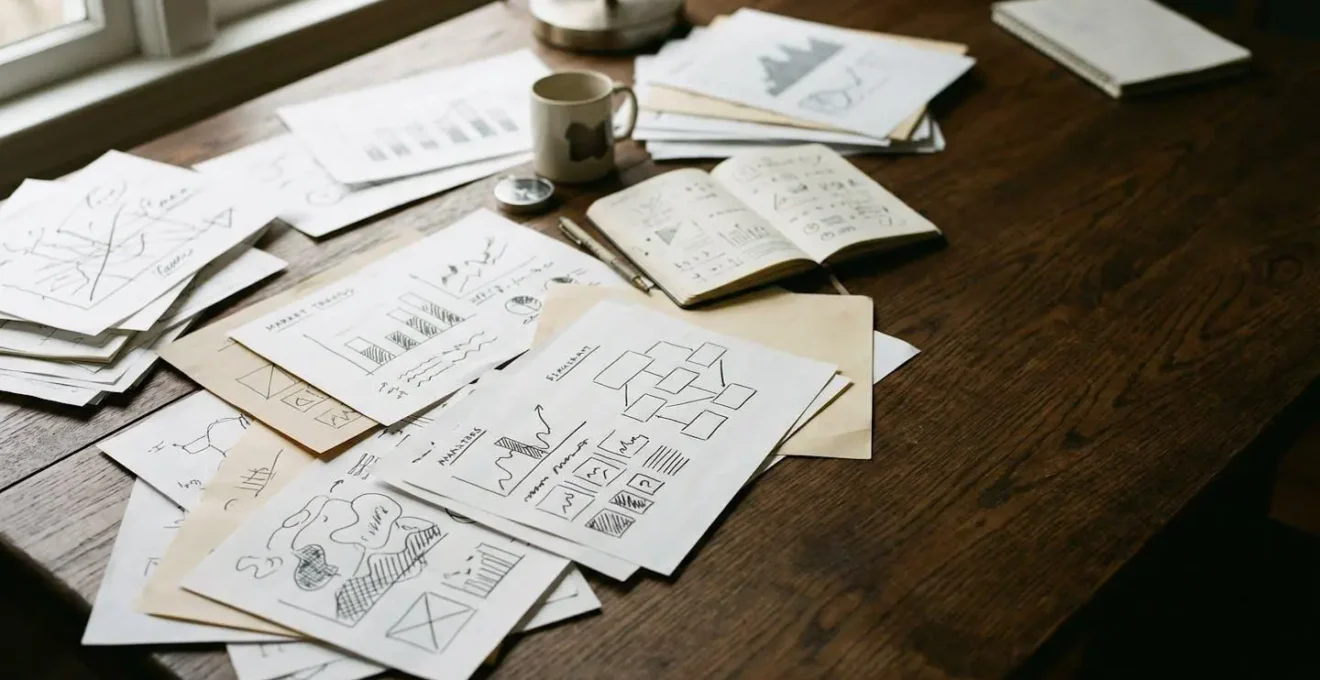 Analyse stratégique d'un marché concurrentiel avec documents et données de performance