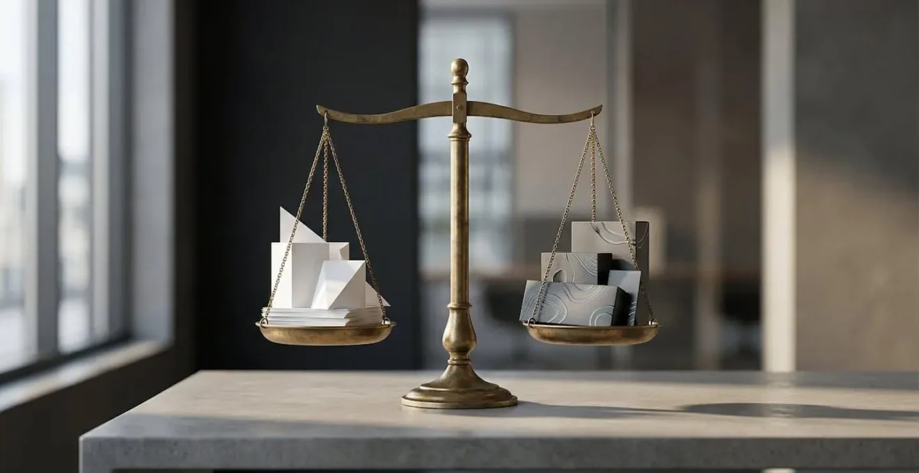 Concept de décision stratégique entre gestion interne et externalisation pour la reprographie d'entreprise