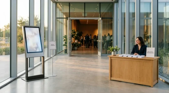 Vue d'ensemble d'une stratégie de billetterie événementielle montrant l'interaction entre canaux en ligne et sur place