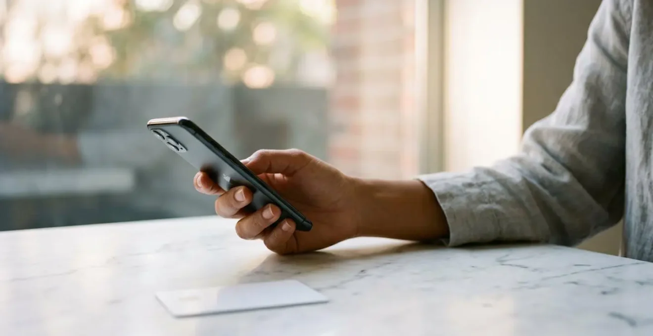 Transition visuelle d'une carte physique vers une solution digitale